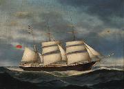 unknow artist The barque Annie Burrill Germany oil painting artist